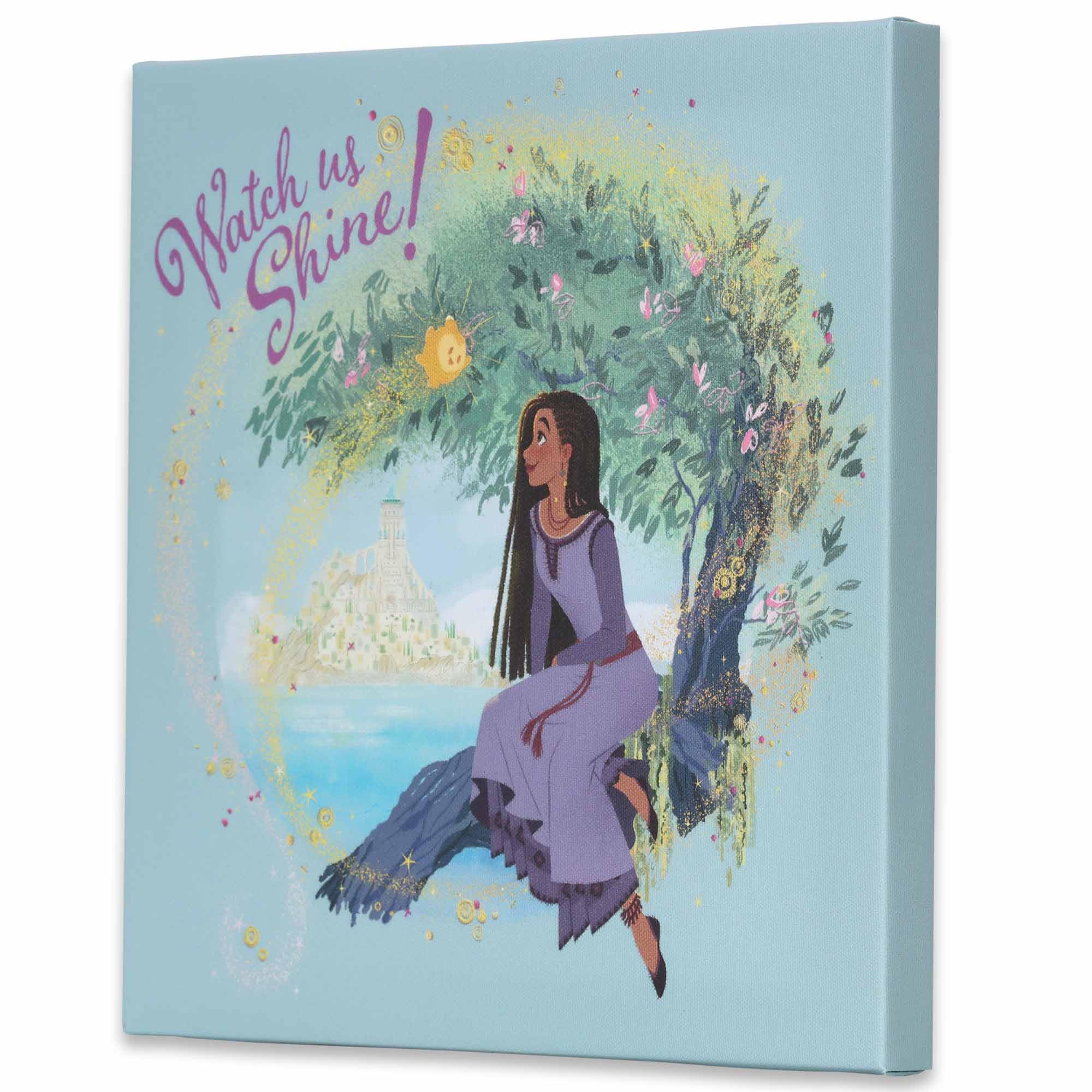 Disney Wish アクリルモデル Amazon.com: Disney Wish Watch Us Shine Gallery Wrapped Canvas Wall